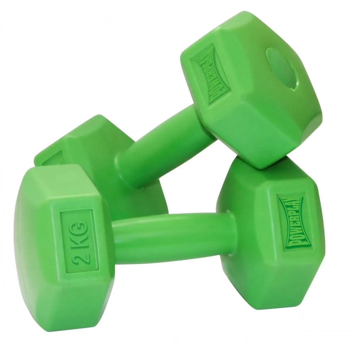 Гантели композитные Active Point 2 кг ПВХ Зеленые 2 шт