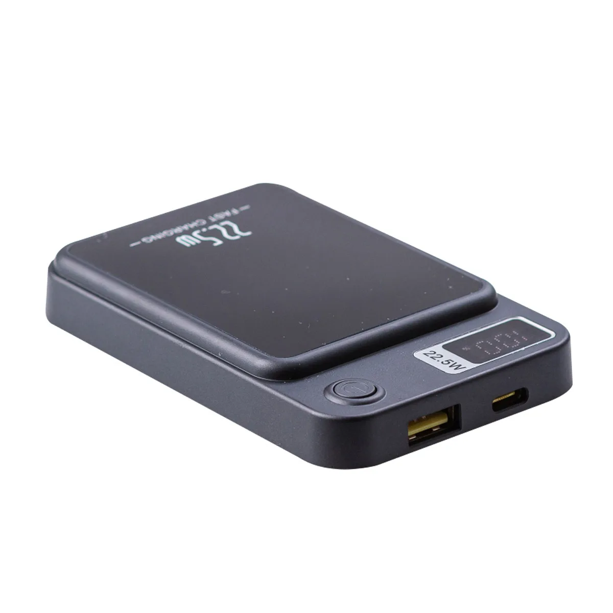 Бездротовий повербанк Smart X Li-Pol 5000 mAh Пластик Чорний
