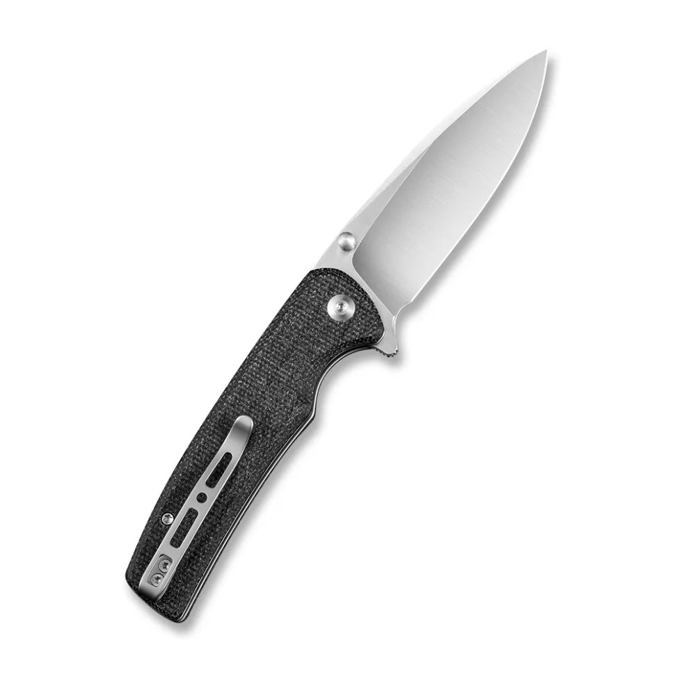 Складаний ніж Sencut 9Cr18MoV 88,2 мм чорний Micarta