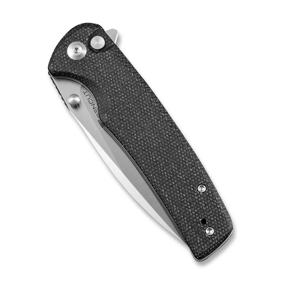 Складаний ніж Sencut 9Cr18MoV 88,2 мм чорний Micarta