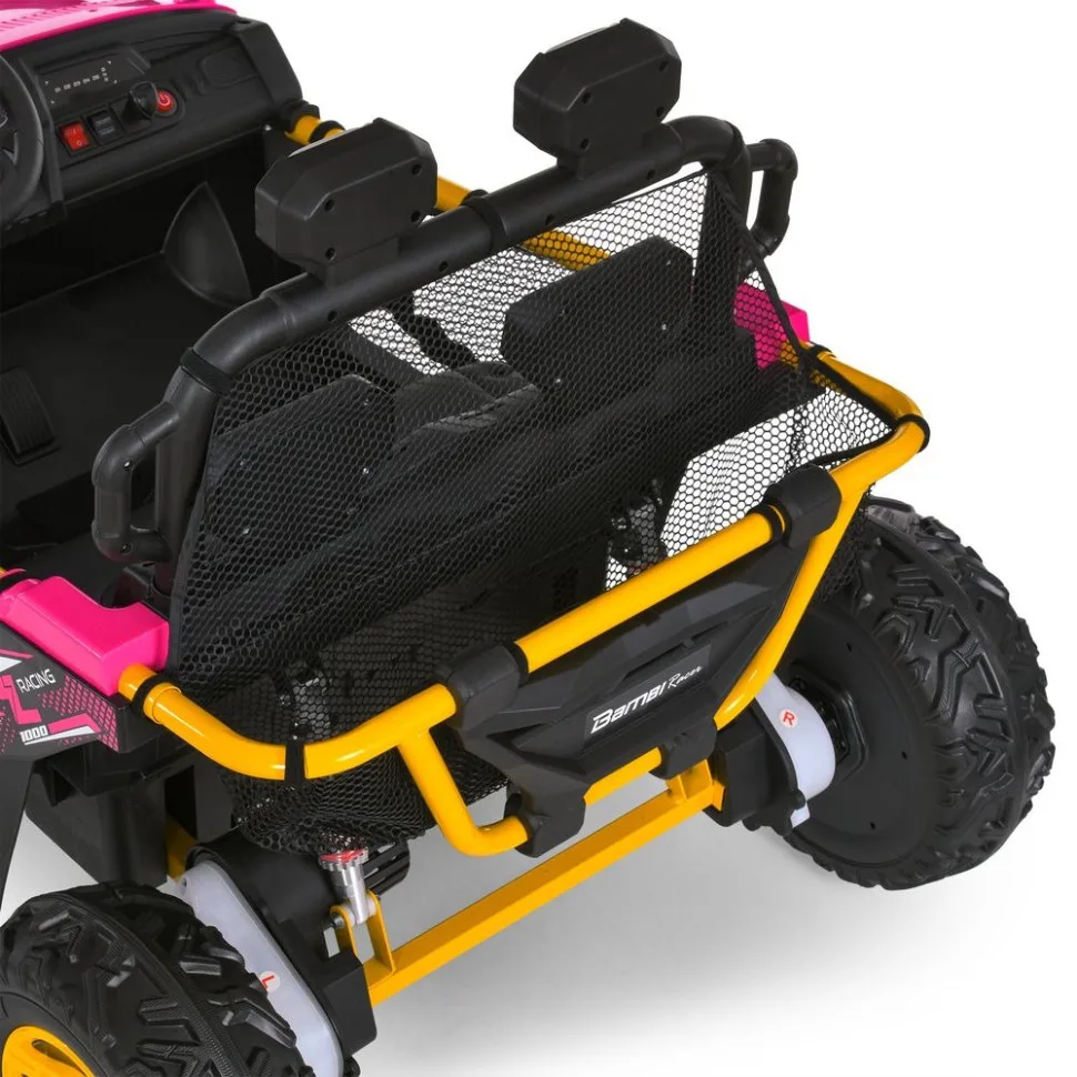 Дитячий електромобіль Bambi Racer екокожа 24V 7Ah червоний