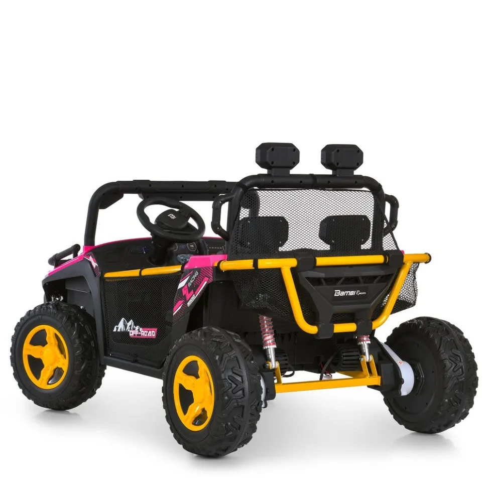 Дитячий електромобіль Bambi Racer екокожа 24V 7Ah червоний