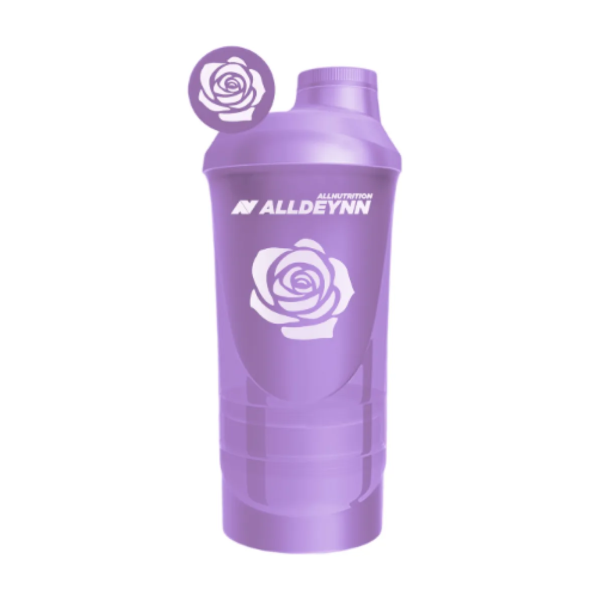 Шейкер Allnutrition пластик 500 мл Фіолетова рожа