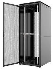 Шкаф MIRSAN 19", 42U, GTV, перфорация 63%, 800x800 мм, максимально 2000 кг, черный.