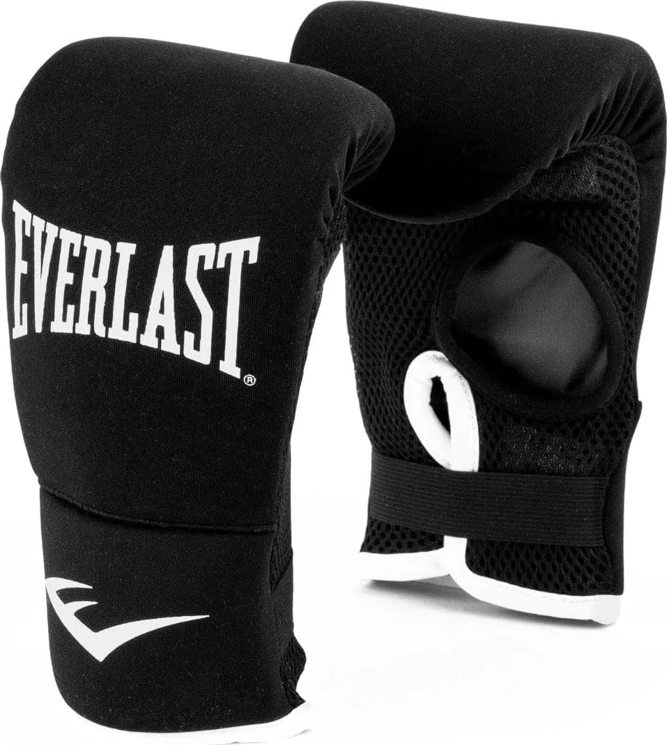 Боксерські рукавиці Everlast неопрен чорні One Size