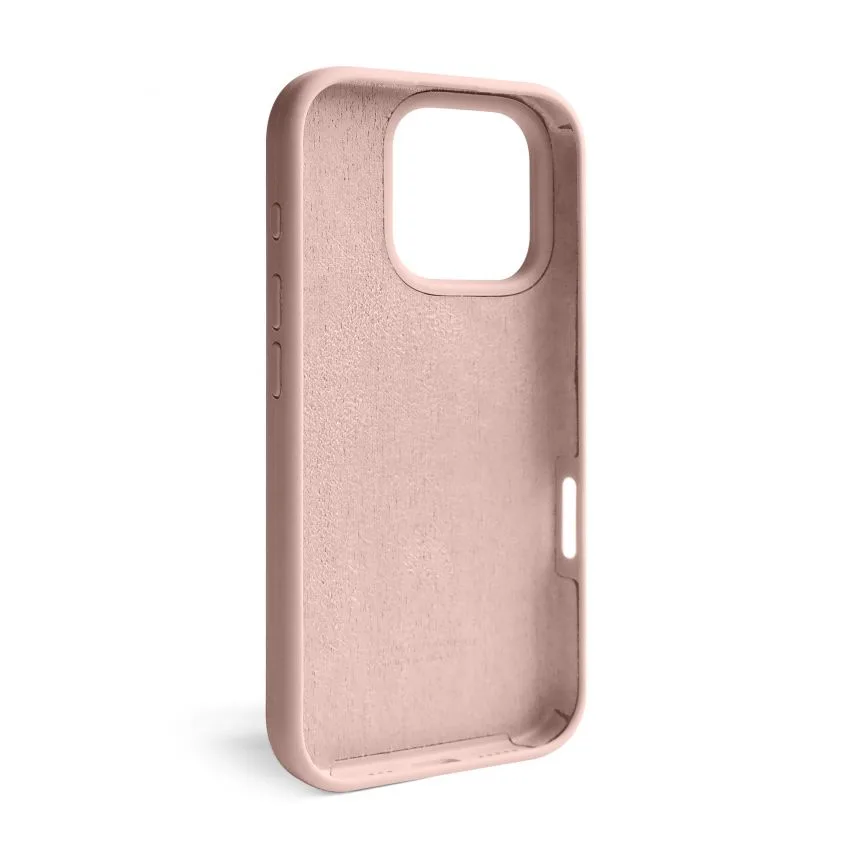 Силіконовий чохол для Apple iPhone 16 Pro  бежевий