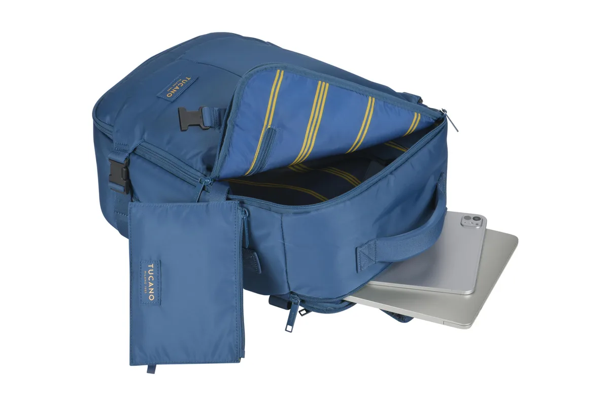 Рюкзак дорожній Tucano TUGO Premium CABIN 16", 23л, синій