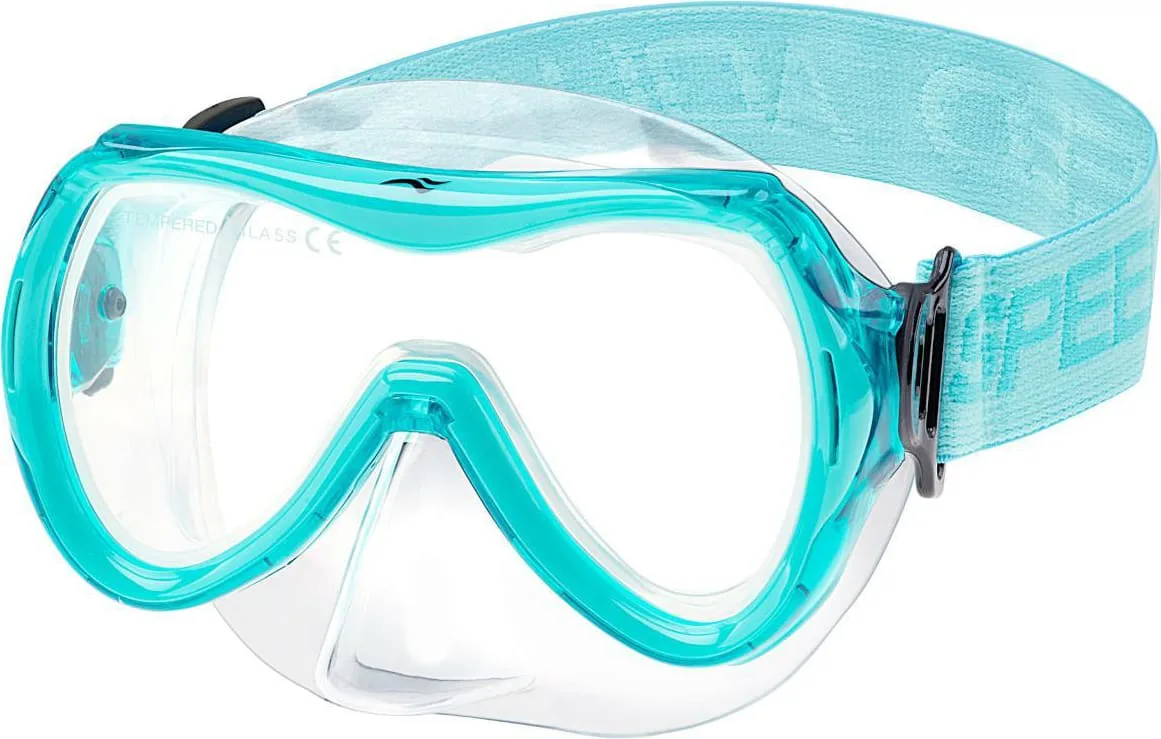 Маска для дайвінгу AQUA SPEED силікон One Size блакитна дитяча