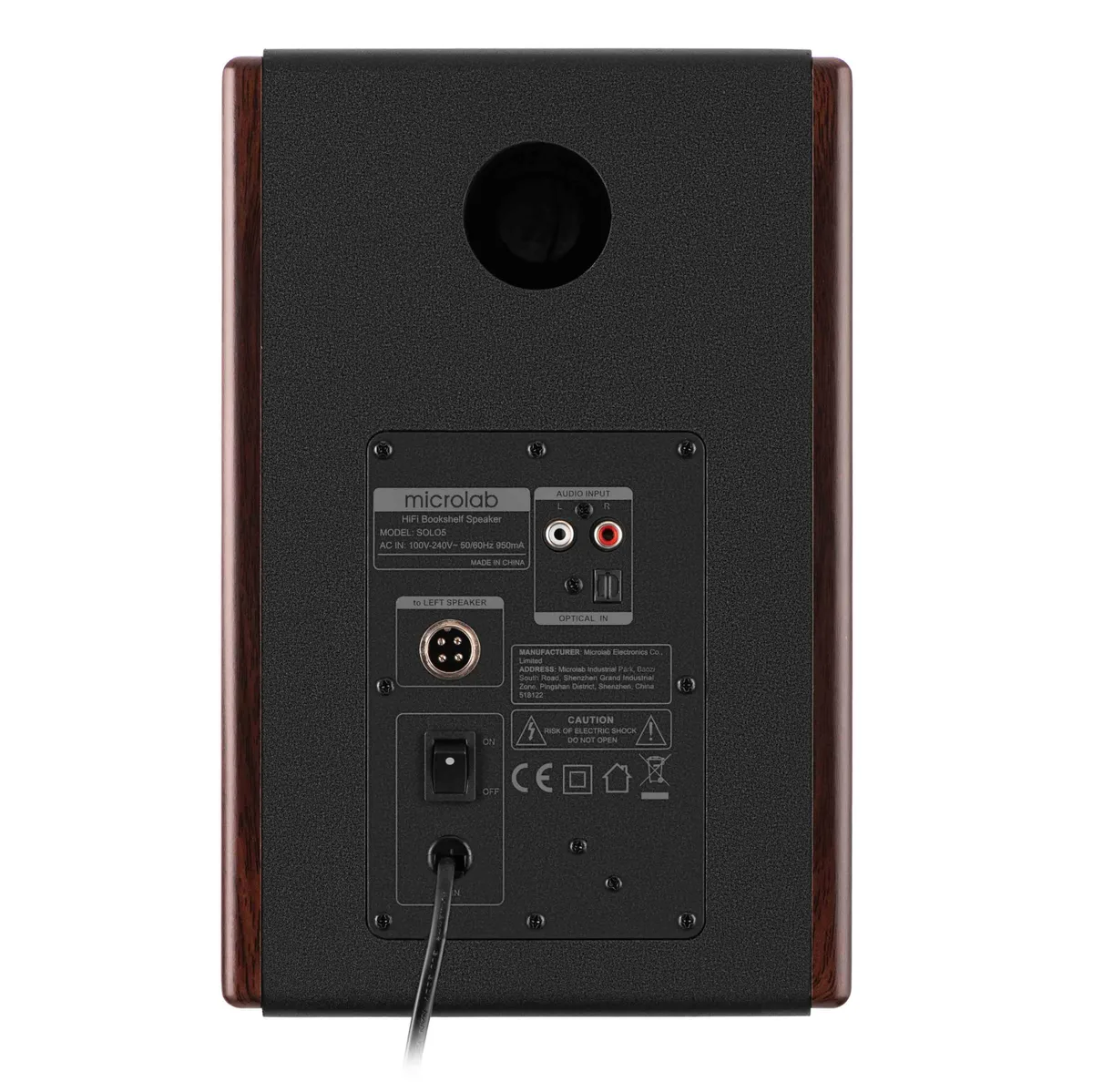Акустическая система MICROLAB SOLO 5 2.0, 90w, mini-jack/, коричневая
