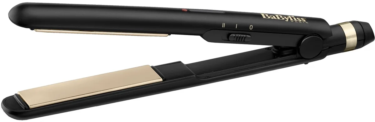 Випрямляч волосся Babyliss Ceramic Straight 230, 2 температурних режими, 200-230°C, з керамічним та турмаліновим покриттям, чорний