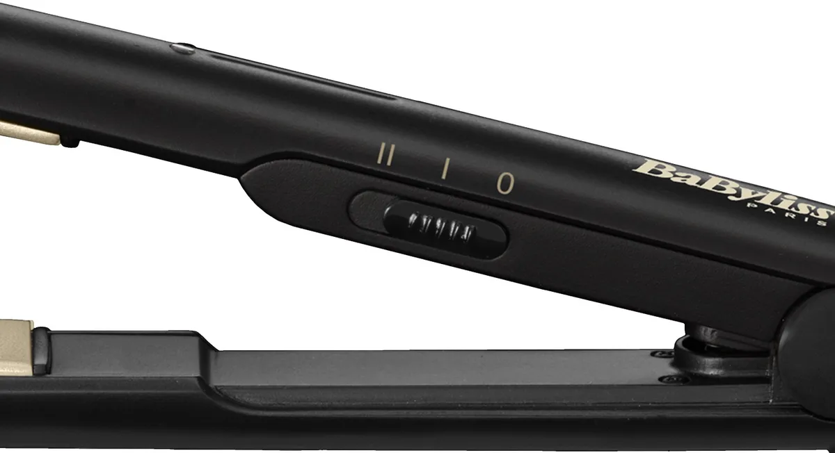 Випрямляч волосся Babyliss Ceramic Straight 230, 2 температурних режими, 200-230°C, з керамічним та турмаліновим покриттям, чорний