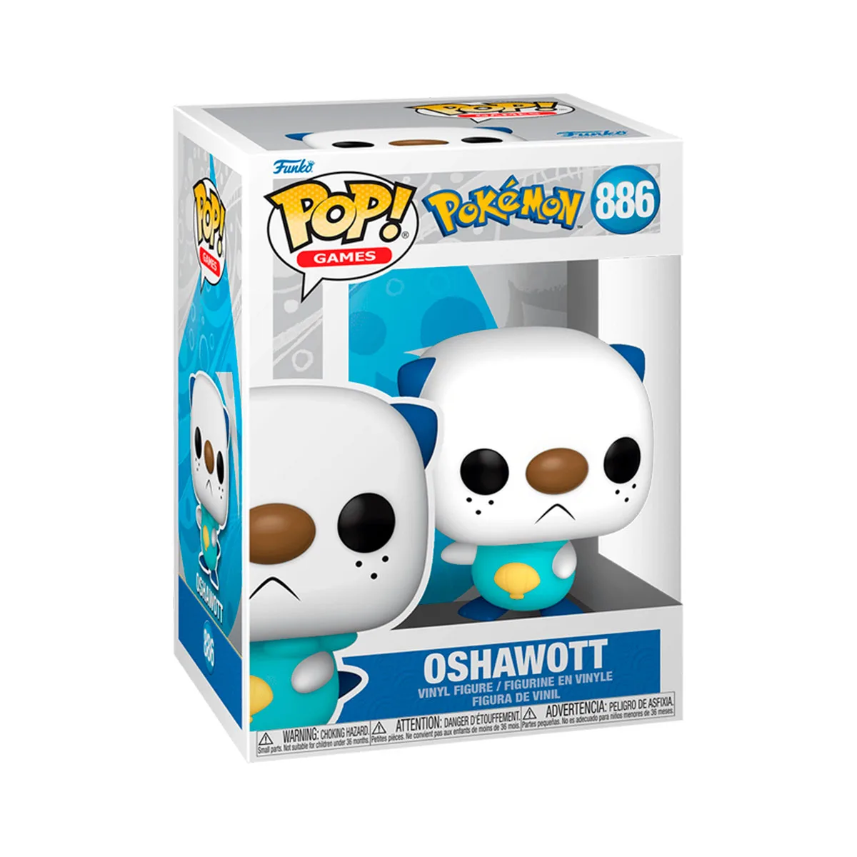 Ігрова фігурка Funko POP! вініл 11,4 см Покемон Ошавотт