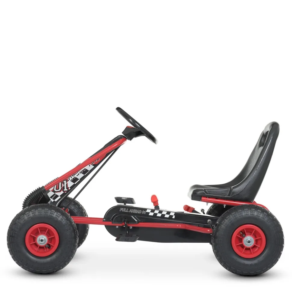 Велокарт Bambi Racer резина 101х60х62 см красный