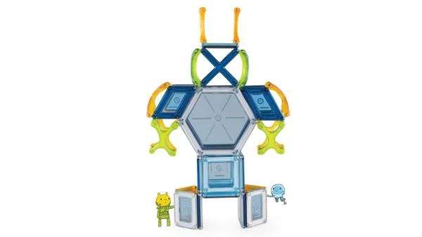 Магнітний конструктор Guidecraft 54 деталі космічна тематика різнокольоровий