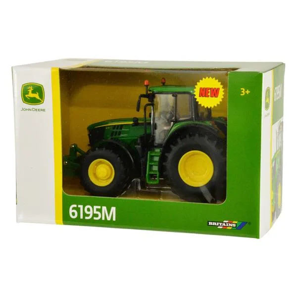 Трактор Britains John Deere 1:32 зелений чорний жовтий литий метал пластик