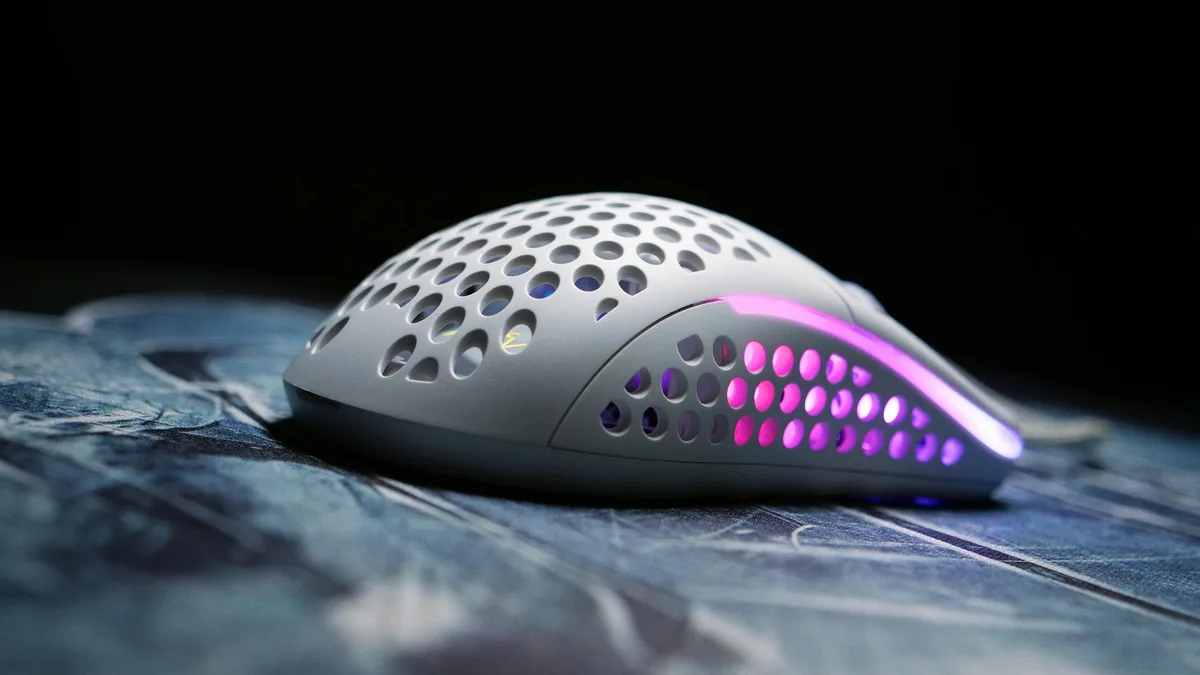 Миша Xtrfy M42, USB-A, RGB,  білий