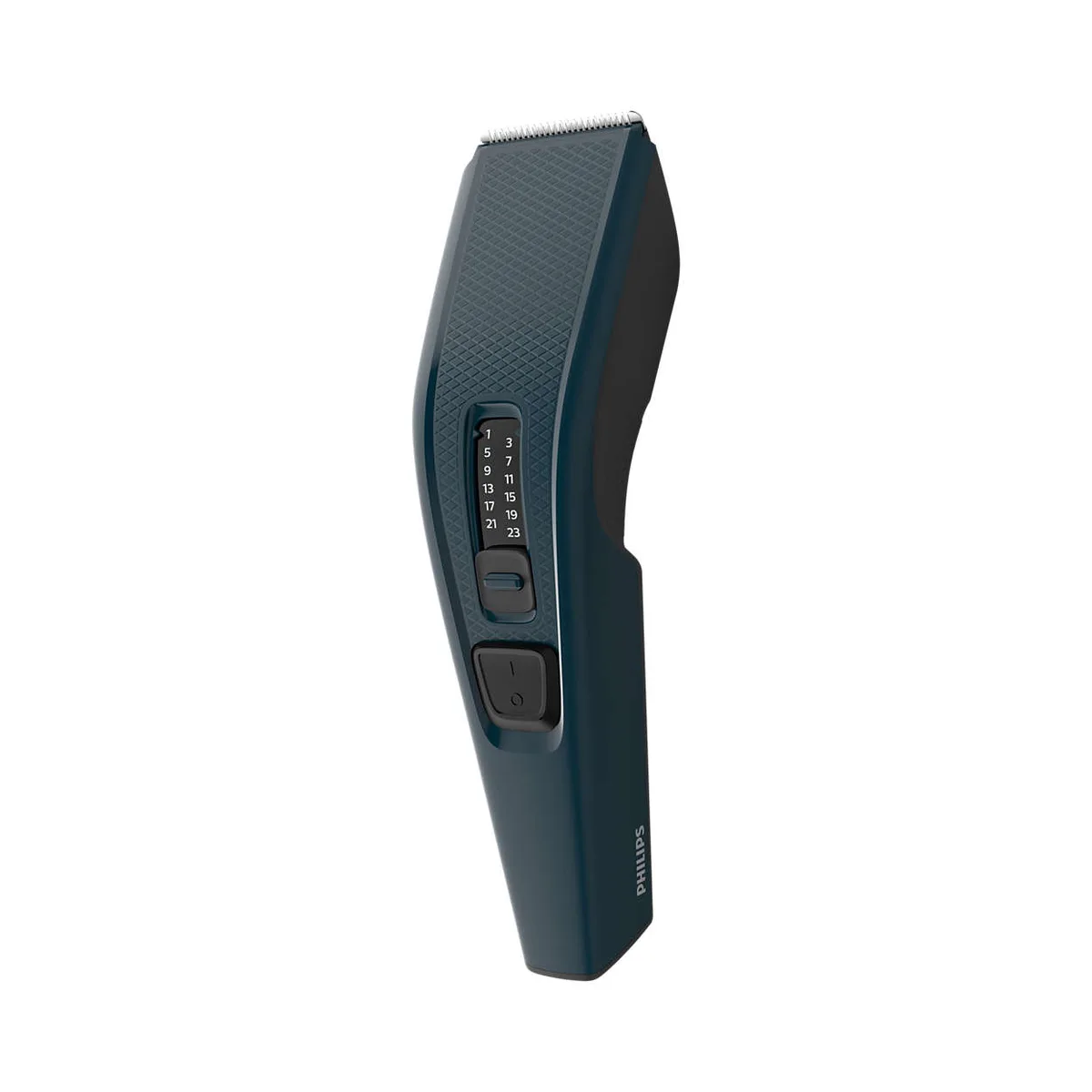Машинка для стрижки волосся Philips Series 3000, з роторним двигуном, одна насадка, сталеві леза, синій колір.