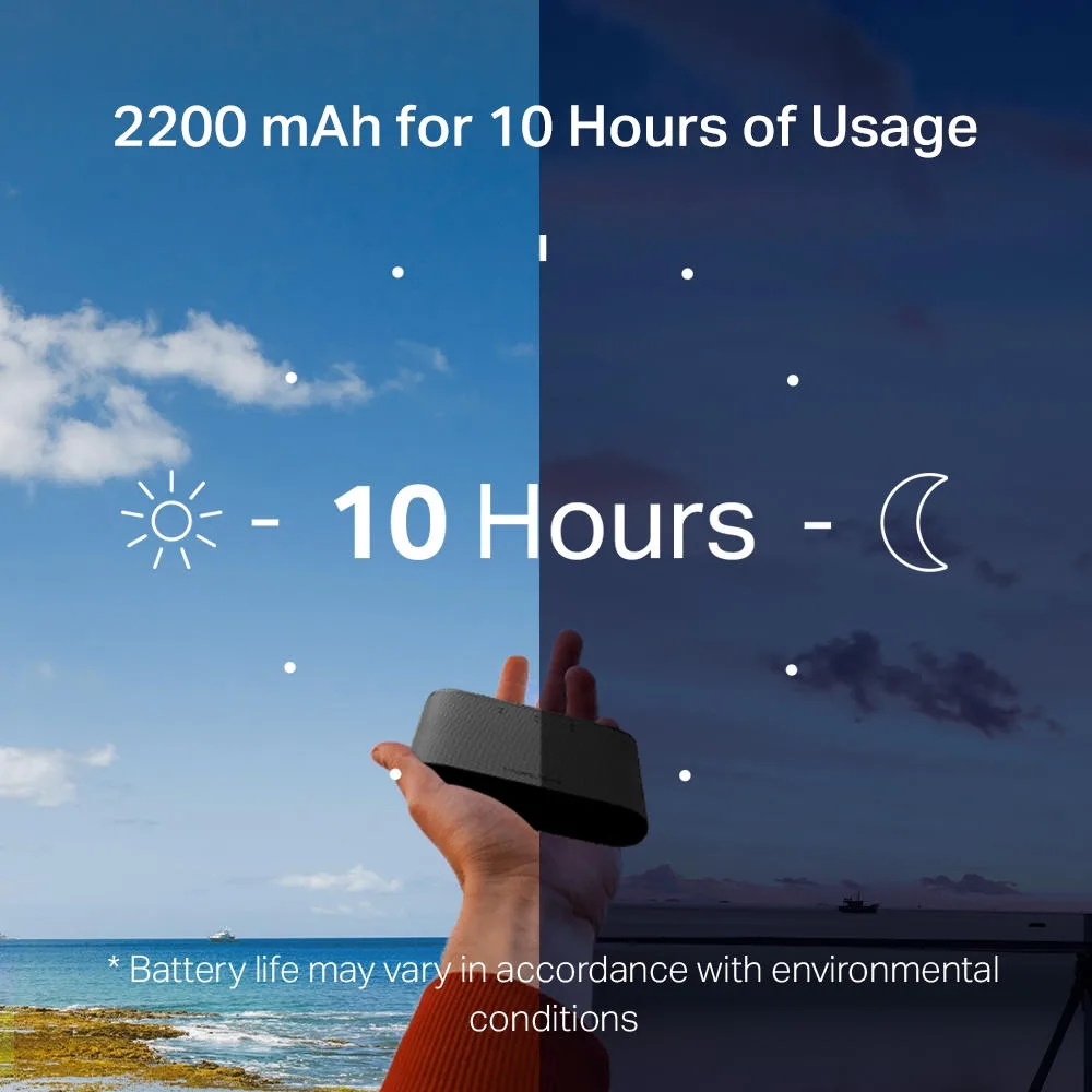 Мобильный маршрутизатор MERCUSYS MT110 N150, 4G/LTE, 2200мА*ч