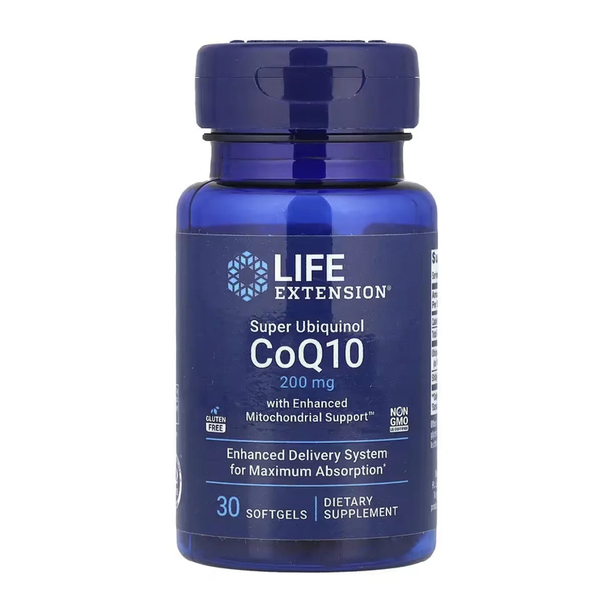 Life Extension Super Ubiquinol CoQ10 200 mg 30 мягких капсул
