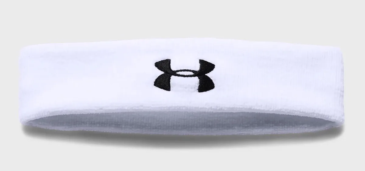 Пов'язка на голову Under Armour 96% поліестер 4% еластан UNI біла
