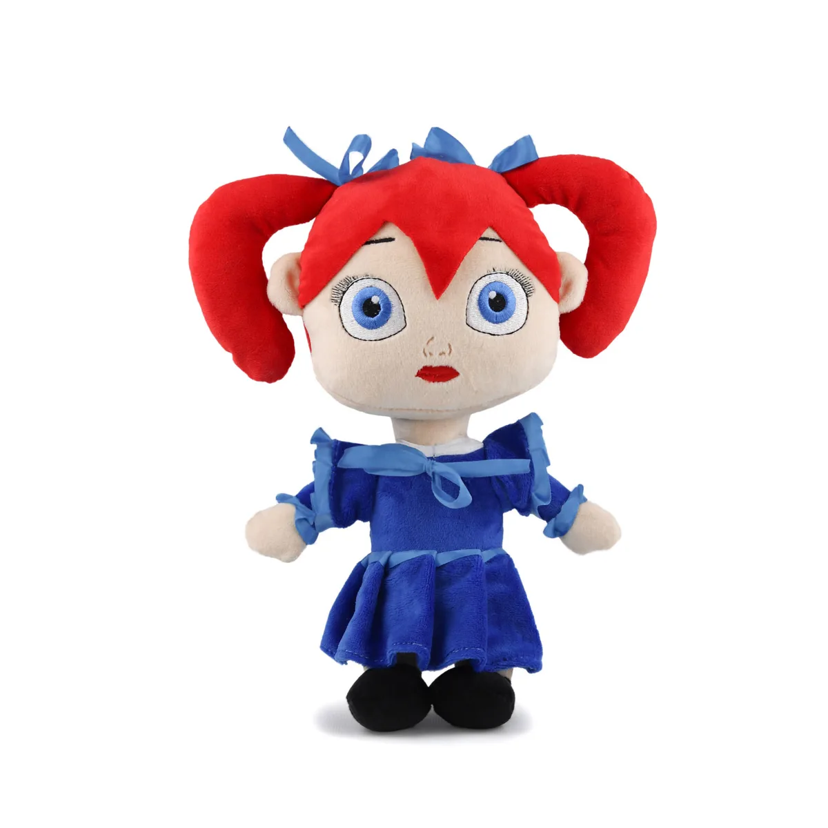 М'яка іграшка Weber Toys Плюшева Міс Поппі 29 см Голуба велюрова бантик