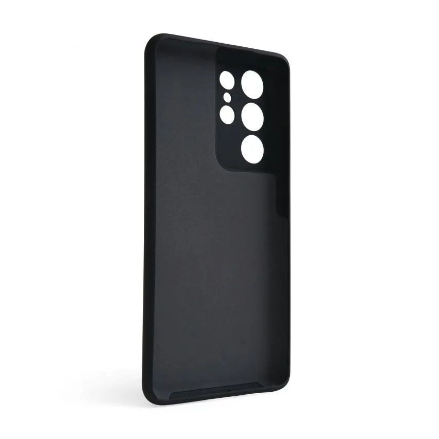 Чохол силіконовий для Samsung Galaxy S21 Ultra чорний