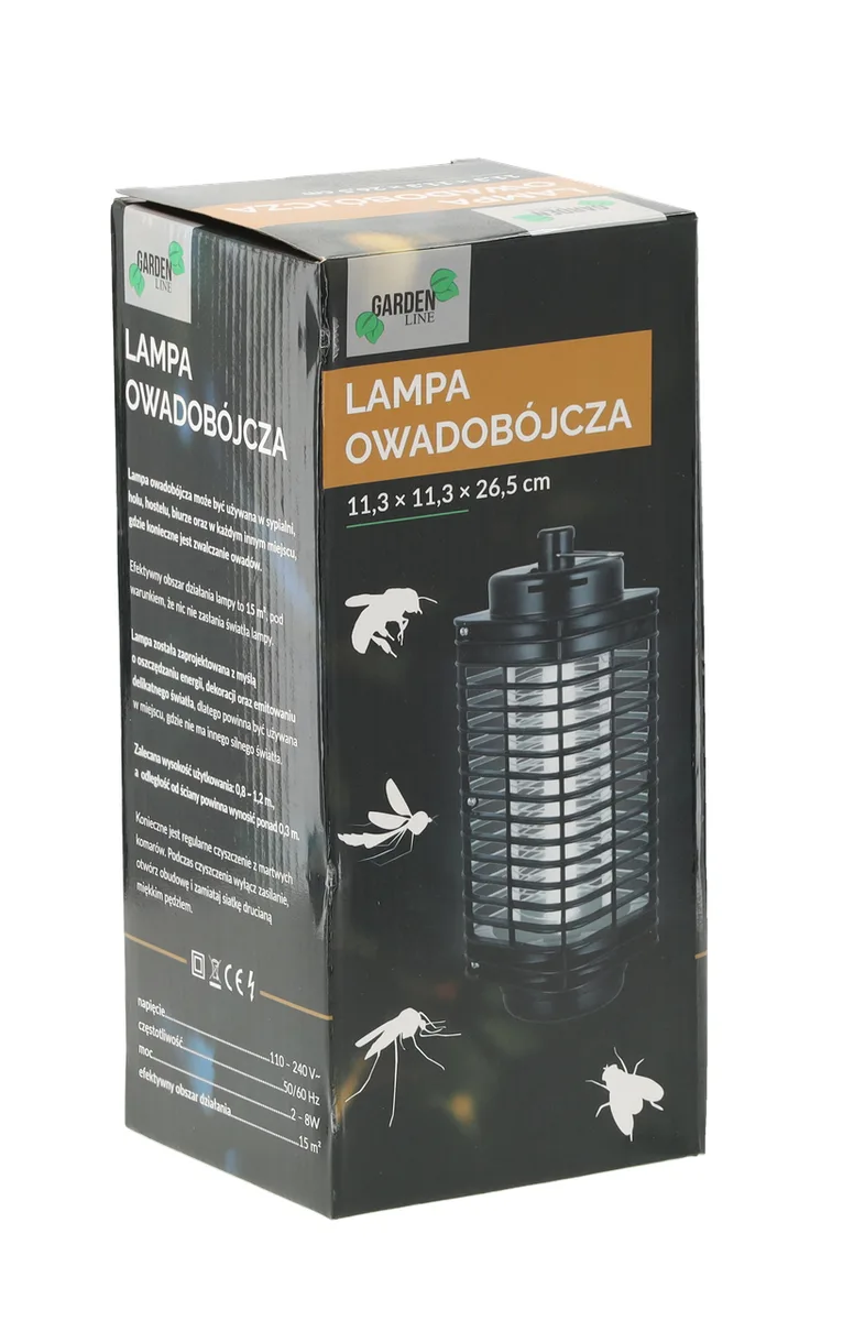 Лампа уничтожитель насекомых Garden Line LED настольная 15 кв.м белая