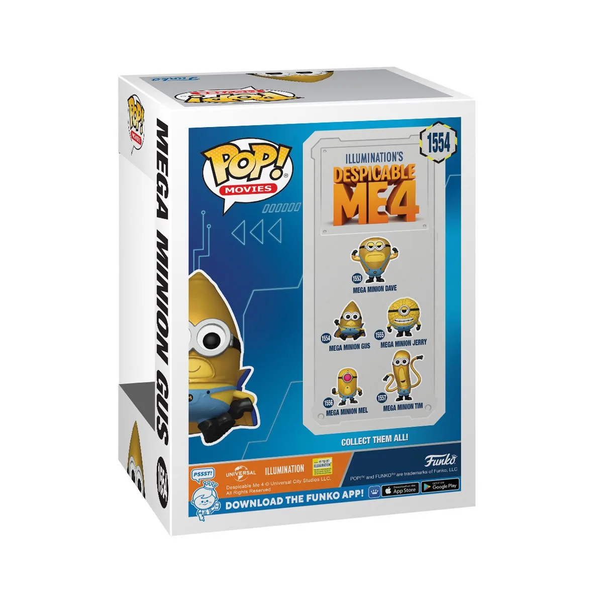 Фигурка Funko POP Movies: Гадкий я 4 - Мега Миньон Гас
