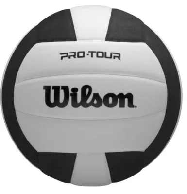 М'яч волейбольний Wilson синтетична шкіра 5 чорний білий