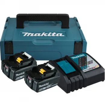 Аккумуляторный комплект с зарядным устройством Makita 198116-4 LXT BL1860B 2х18В 6А·час ЗП DC18RC в кейсе Makpac