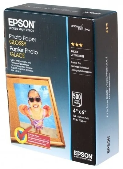 Папір Epson глянцевий 10x15 см 200 г/м² 500 арк