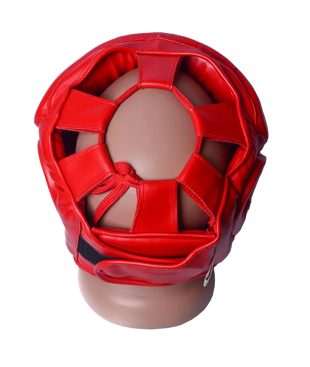 Боксерський шолом Active Point PU шкіра S Червоний