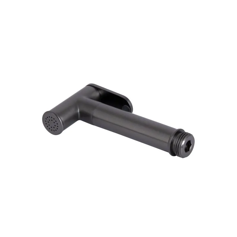 Набор для гигиенического душа Qtap Slavonice Gunmetal Black латунь 215х180х105 мм