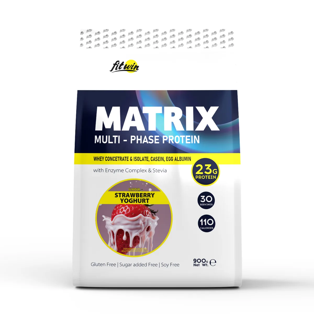 Протеїновий комплекс FitWin Matrix 900 г Смак полуниці