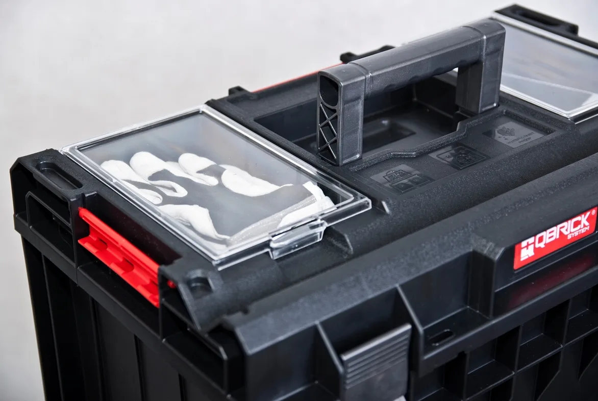 Ящик для інструментів Qbrick пластик середній 38 л чорний