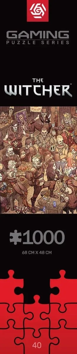 Пазл GoodLoot картонний 1000 елементів The Witcher святкова ілюстрація