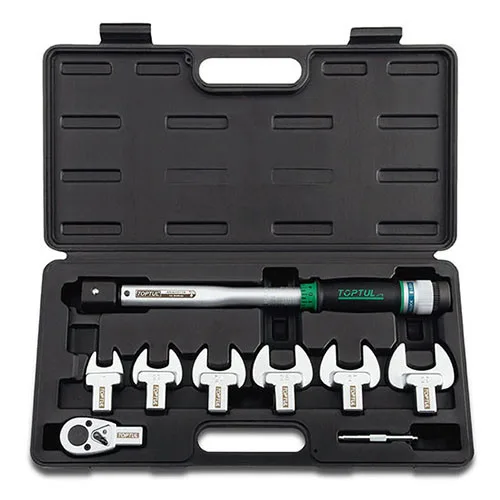 Динамометричний ключ 1/2" 10-80Nm Toptul 8 од. металевий