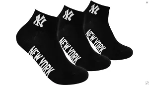 Шкарпетки New York Yankees 73% бавовна 39-42 чорні 3 пари