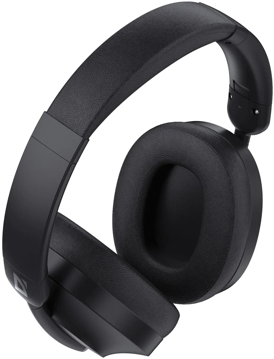 Гарнітура Defender Bluetooth 5.3 повнорозмірна чорна з активним шумопоглинанням