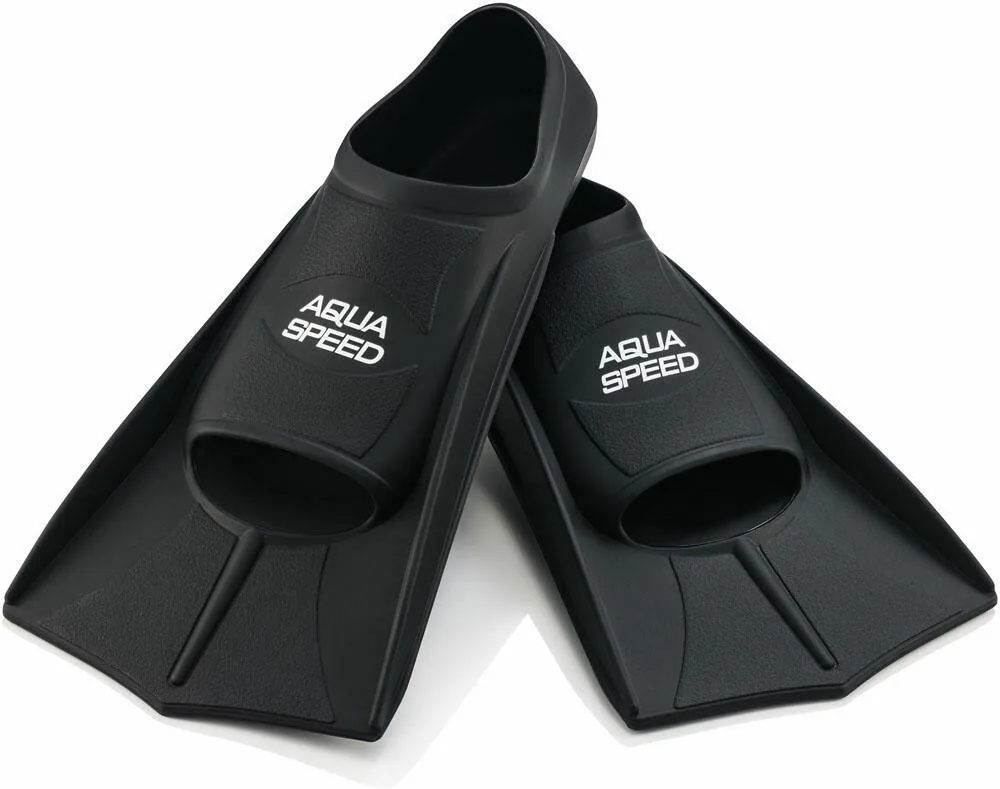Ласти AQUA SPEED силіконові 35-36 чорні унісекс