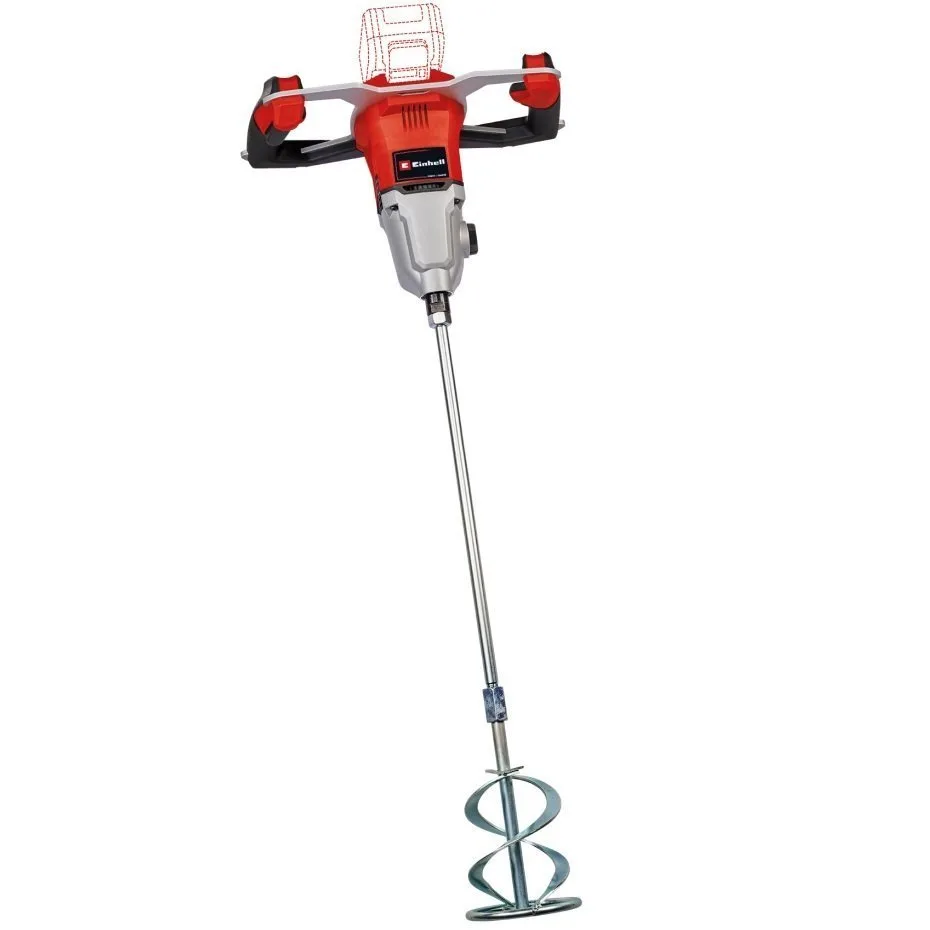 Акумуляторний міксер Einhell Professional 18В 60Нм 2-х швидкісний мішалка для будівельних матеріалів