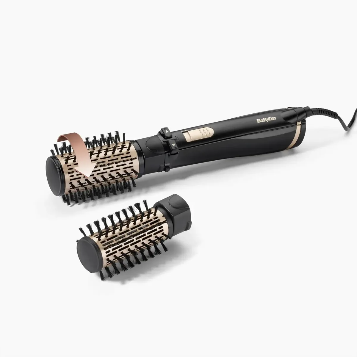 Фен-щітка Babyliss Big Hair Dual 1000 1000 Вт 2 режими 2 насадки чорна
