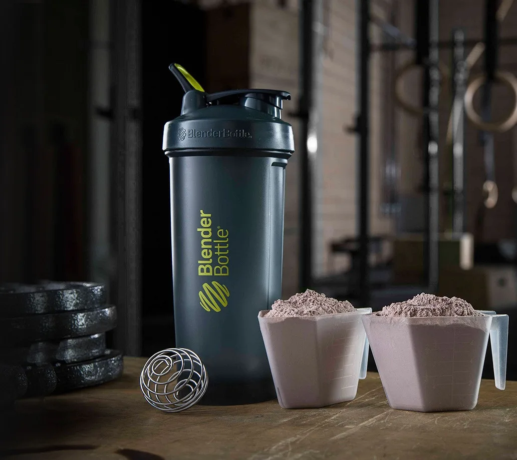 Шейкер спортивний BlenderBottle Tritan 1270 мл Сірий/Зелений