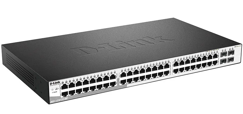 Комутатор D-Link DGS-1210-52/ME revB 48xGE, 4xSFP, MetroEthernet