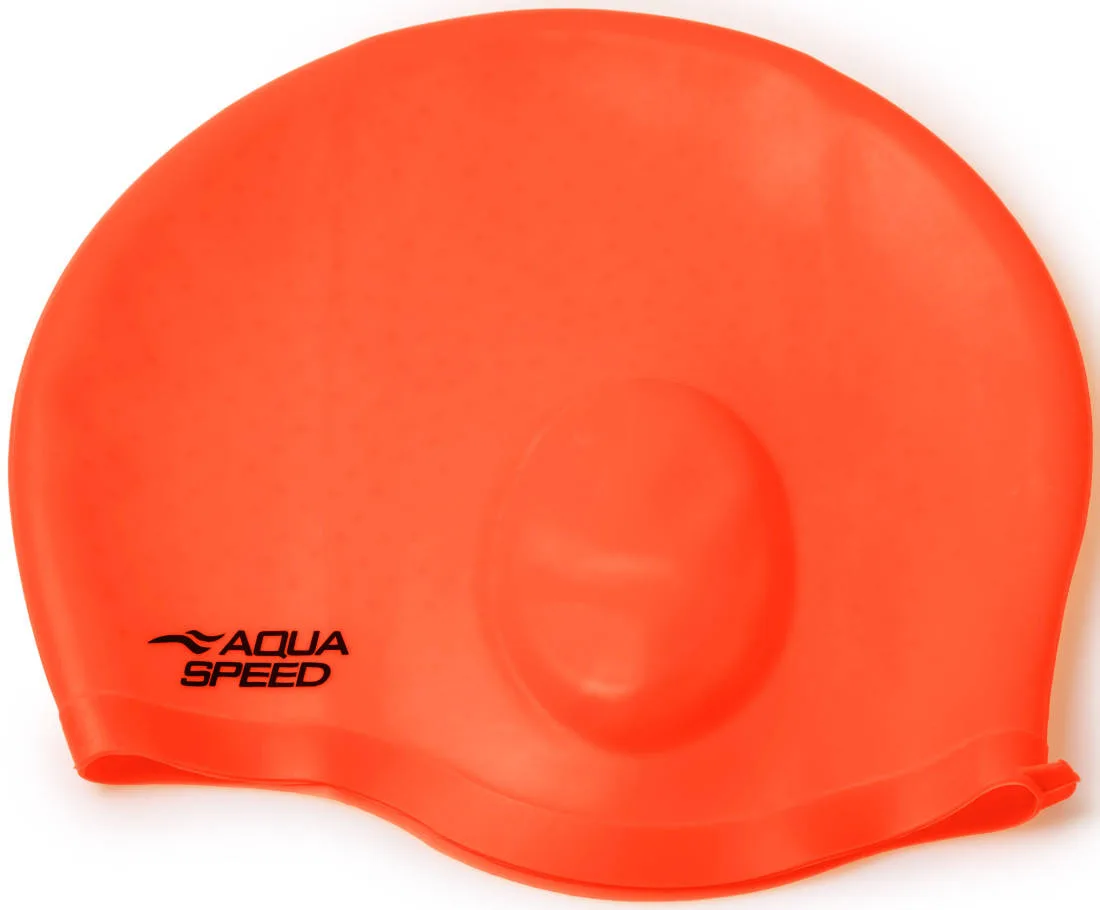 Шапка для плавания Aqua Speed силикон Уни оранжевый