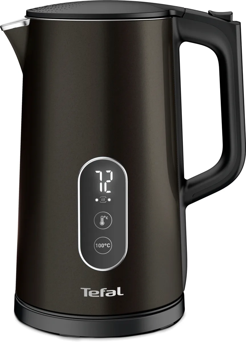 Електрочайник Tefal Нержавіюча сталь Пластик 1,7 л Чорний Сірий