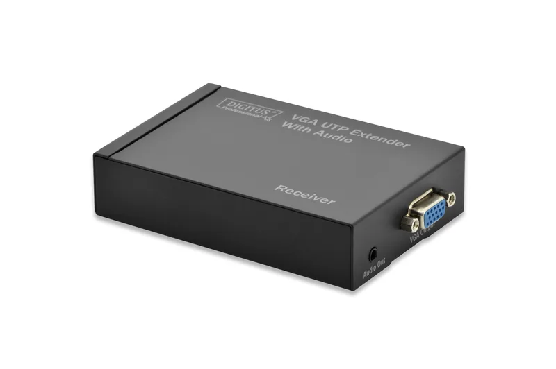 Подовжувач DIGITUS VGA через UTP, встановлений макс. 1920x1200, 0-70°C, 300 м,