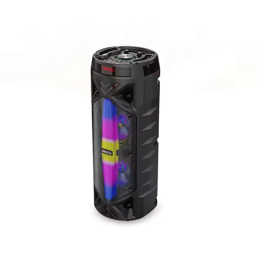 Портативна колонка Bluetooth 30W 244х244х606 мм Чорна