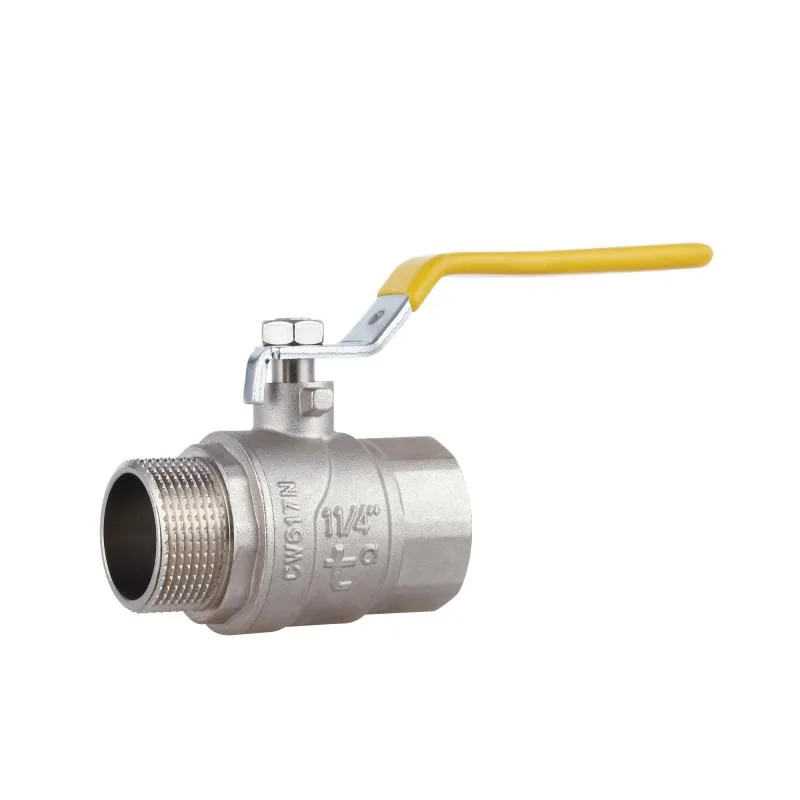 Кран кульовий 1 1/4" латунний для газу Thermo Alliance Forte