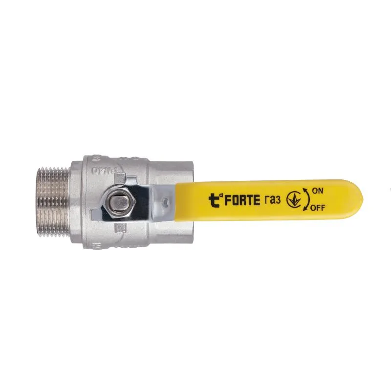 Кран шаровой 1 1/4" латунный для газа Thermo Alliance Forte